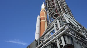 NASA's Artemis II SLS Rocket and Orion Spacecraft Rollout to Launch Pad 39B